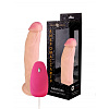 Телесный реалистичный вибромассажёр с выносным пультом Сумерки богов №58 3204-58 BX DD (22 см)