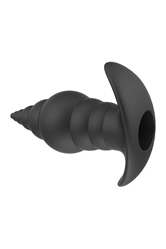 Чёрный анальный вибромассажёр Dream Toys REMOTE ANAL TURRID 21584 (12,7 см)