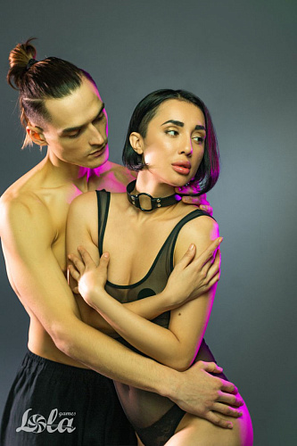 Чёрный кляп-кольцо Lola toys Modesty 1143-01lola