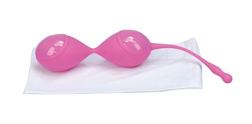 Силиконовые вагинальные шарики розового цвета Vibe Therapy Fascinate F01R4F001-R4