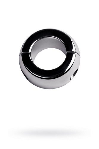 Металлический, серебристый утяжелитель на мошонку ToyFa 717145