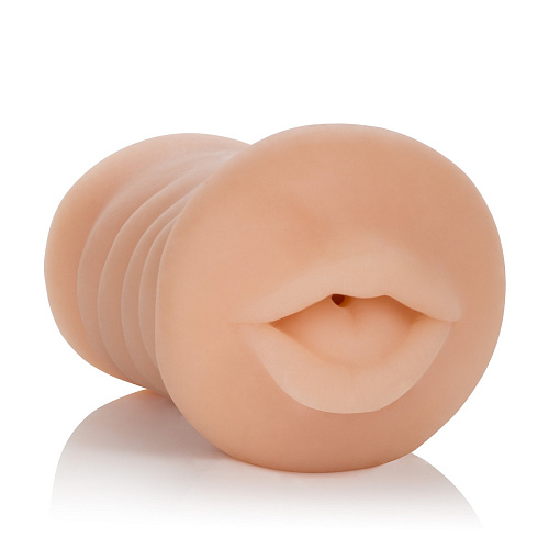 Мастурбатор-ротик телесного цвета California Exotic Novelties Vivid Raw Hot Ass Mouth SE-7510-05-3