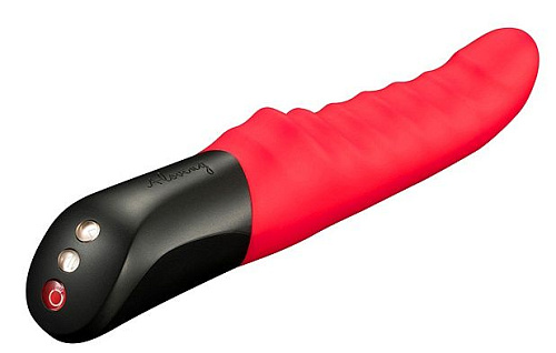 Красный вибромассажёр с 10 режимами вибрации A-LOVING JAGUAR 2031J-3 (23,7 см)