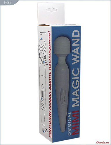 Белый вибромассажёр Eroticon Mimi Magic Wand 30482 (19,2 см)