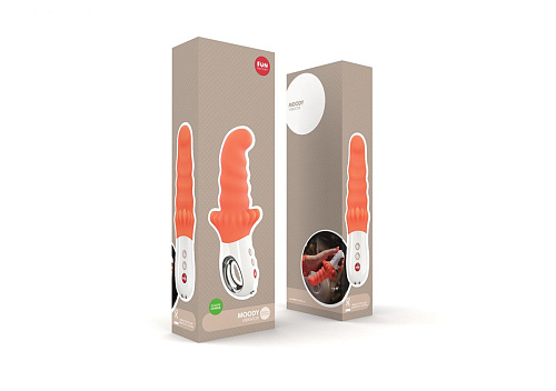 Оранжевый вибромассажёр Fun Factory G5 Vibe MOODY 1111022 (18,8 см)