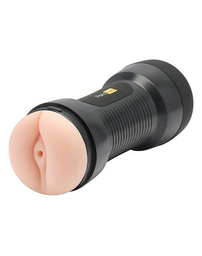 Телесный двусторонний мастурбатор Pornhub Double Down «вагина и анус» 95701