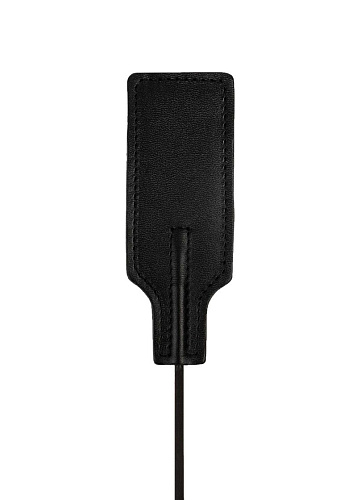 Чёрный стек с петлёй на ручке БДСМ арсенал 911-22 BX DD (63 см)