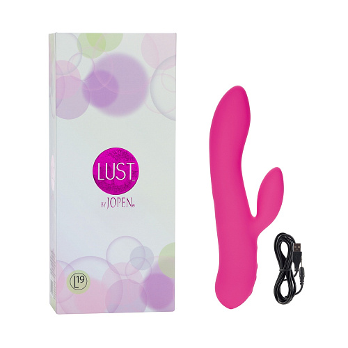Розовый перезаряжаемый хай-тек вибромассажёр Jopen L19 JO-4734-00-3 (22 см)
