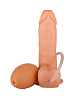 Реалистичный фаллоимитатор телесного цвета на присоске с грушей LOVETOY (А-Полимер) 181700 (15,5 см)