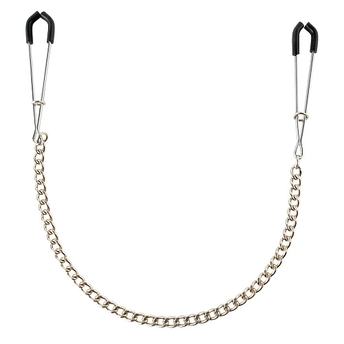 Серебристые зажимы для сосков Pipedream Nipple Tweezer Clamps Silver PD3625-26