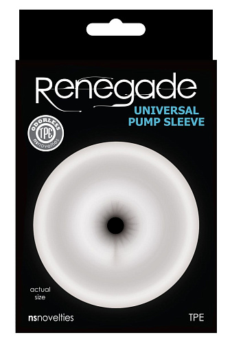 Прозрачная насадка-уплотнитель на помпу NS Novelties Universal Pump Sleeve Ass NSN-1127-11