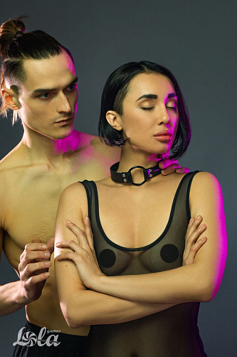 Чёрный кляп-кольцо Lola toys Modesty 1143-01lola