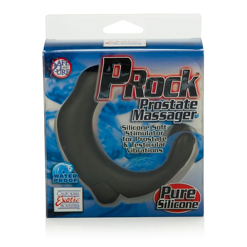 Чёрный стимулятор простаты California Exotic Novelties Dr. Joel Kaplan P-Rock Prostate Massager SE-0407-03-3