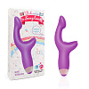 Фиолетовый G-вибромассажёр с покрытым шипами выступом Bior toys WSL-15010