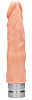 Телесный вибратор-реалистик Shots Media BV Vibrating Dildo REA086FLE (19,5 см)