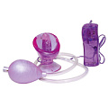 Фиолетовая вагинальная помпа с виброязычком Orion 0557285