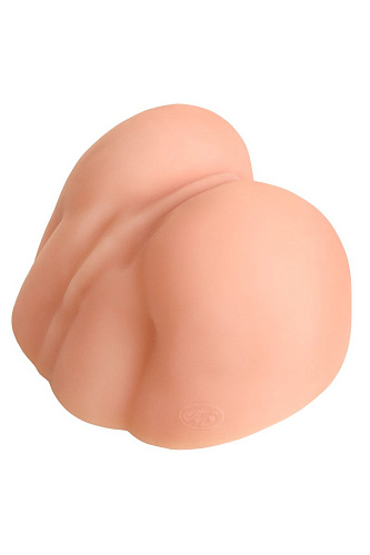 Вибровагина телесного цвета с двумя любовными отверстиями ToyFa «Софи» 893018