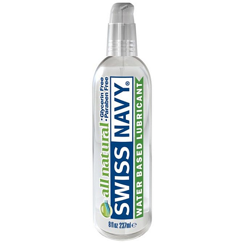 Гипоаллергенный лубрикант Swiss navy All Natural Water Base Lubricant SNAN8 (237 мл)