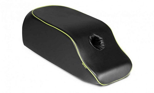 Чёрная кожаная подушка с отверстием для мастурбатора Liberator Retail Fleshlight On a mission 13862196