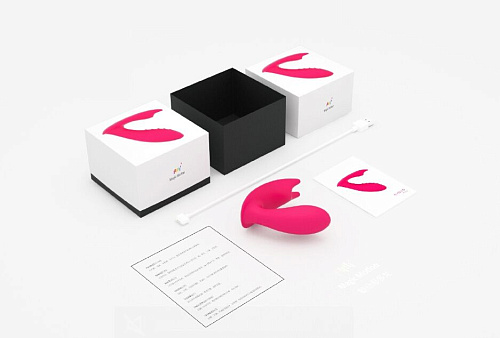 Розовый вагинально-клиторальный стимулятор Magic Motion EIDOLON 861128