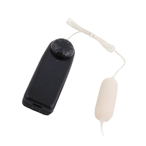 Виброяичко с хвостиком и выносным пультом телесного цвета Baile BI-014085