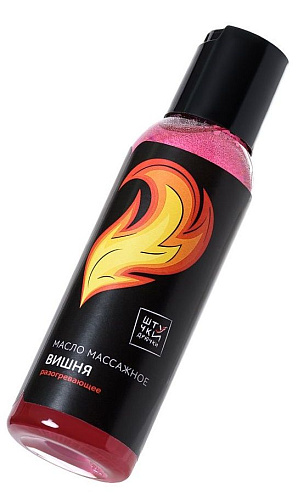 Разогревающее массажное масло с ароматом вишни Штучки-дрючки «Симфония любви» 690456 (100 мл)