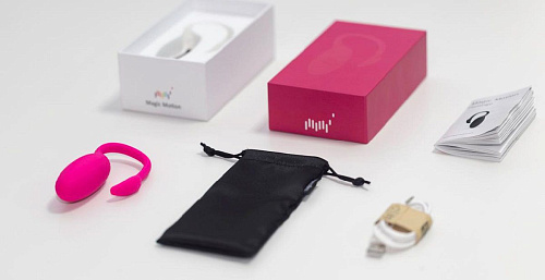 Розовый вагинальный стимулятор Magic Motion Flamingo 861098