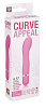 Розовый мини-вибратор для G-стимуляции Dream Toys NEON CURVE APPEAL PINK 20555 (11,4 см)