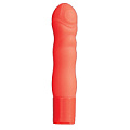 Оранжевый мини-вибромассажёр Dream Toys NEON BLISS VIBRATOR 20753 (9 см)