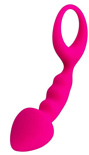 Розовая анальная втулка ToyFa Bong 357029 (12,5 см)