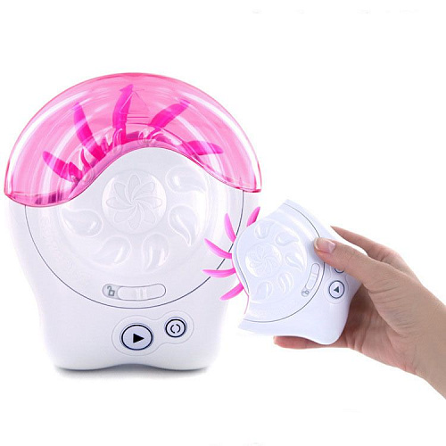 Бело-розовый имитатор оральных ласк Sqweel Sqweel-2 E23665