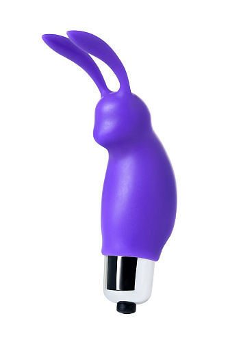 Фиолетовый мини-вибратор Штучки-дрючки «Зайчик» 690001
