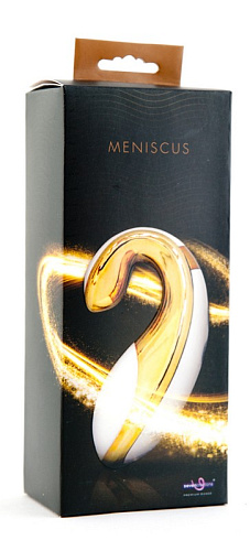 Золотистый клиторальный стимулятор Seven Creations Meniscus 90301300MWT1-BX