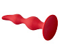 Бордовая анальная пробка Le Frivole Vesta 05519 (12,5 см)