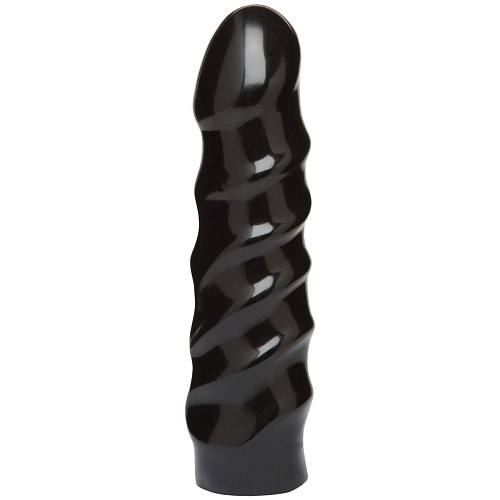 Чёрная насадка-фаллоимитатор Doc Johnson 1016-26-BX (15 см)