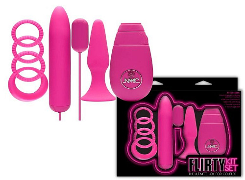 Розовый вибронабор NMC FLIRTY FKH012A000-027