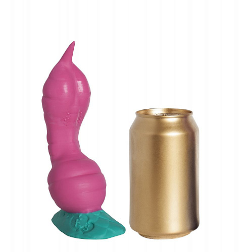 Розовый фаллоимитатор Erasexa «Крок» Small zoo87 (21 см)