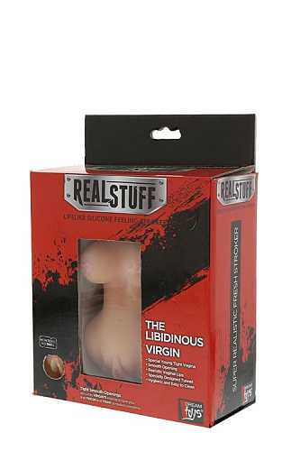 Мастурбатор телесного цвета в форме женского торса с вибропулей Dream Toys REALSTUFF THE LIBIDINOUS VIRGIN  20632