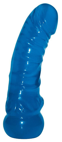 Синий гелевый фаллоимитатор Orion 0522384