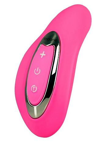 Розовый вибромассажёр Nalone Curve VS-VR17