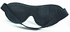 Чёрная кожаная маска на глаза БДСМ арсенал 58001