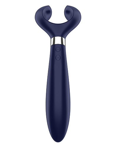 Синий вибромассажёр для пар Satisfyer Partner Multifun 3 J2018-40-BLUE
