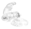 Прозрачное вибрирующее кольцо с зайчиком Erokay EK-2103-CLR