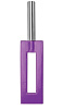 Фиолетовая шлёпалка Shots Media BV Leather Gap Paddle OU018PUR (35 см)
