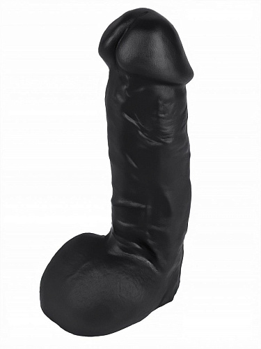 Чёрная насадка HARNESS для трусиков с плагом Сумерки богов №5 353-05 BX DD (17 см)