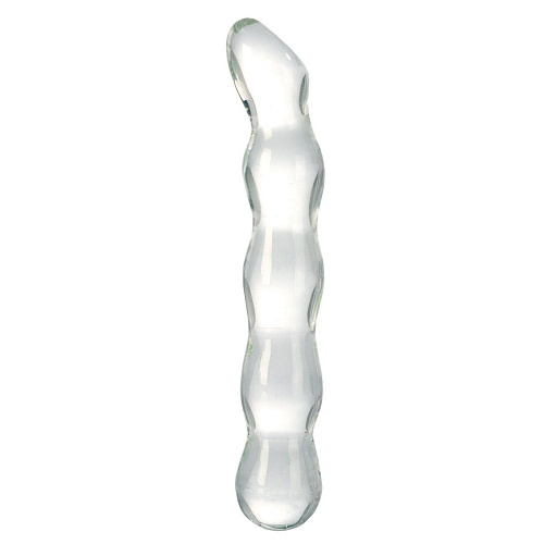 Прозрачный стеклянный стимулятор California Exotic Novelties Berman Ruby Glass Probe SE-9758-00-2