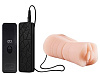 Телесный реалистичный вибромастурбатор-вагина с пультом NMC 150216