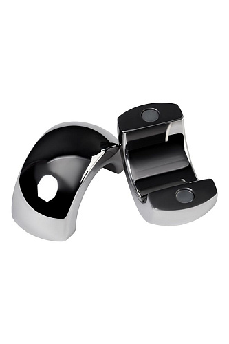 Стальной утяжелитель на мошонку на магнитах ToyFa 717165