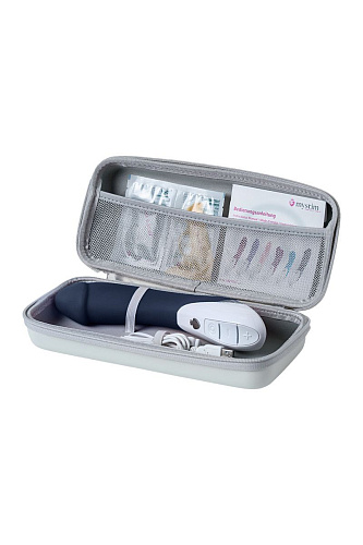 Темно-синий вибратор MyStim Terrific Truman 46842 (27 см)