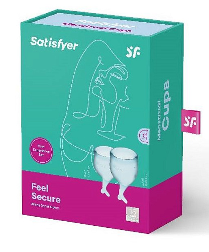 Набор менструальных чаш Satisfyer Feel secure Menstrual Cup J1766 (размер S + L)